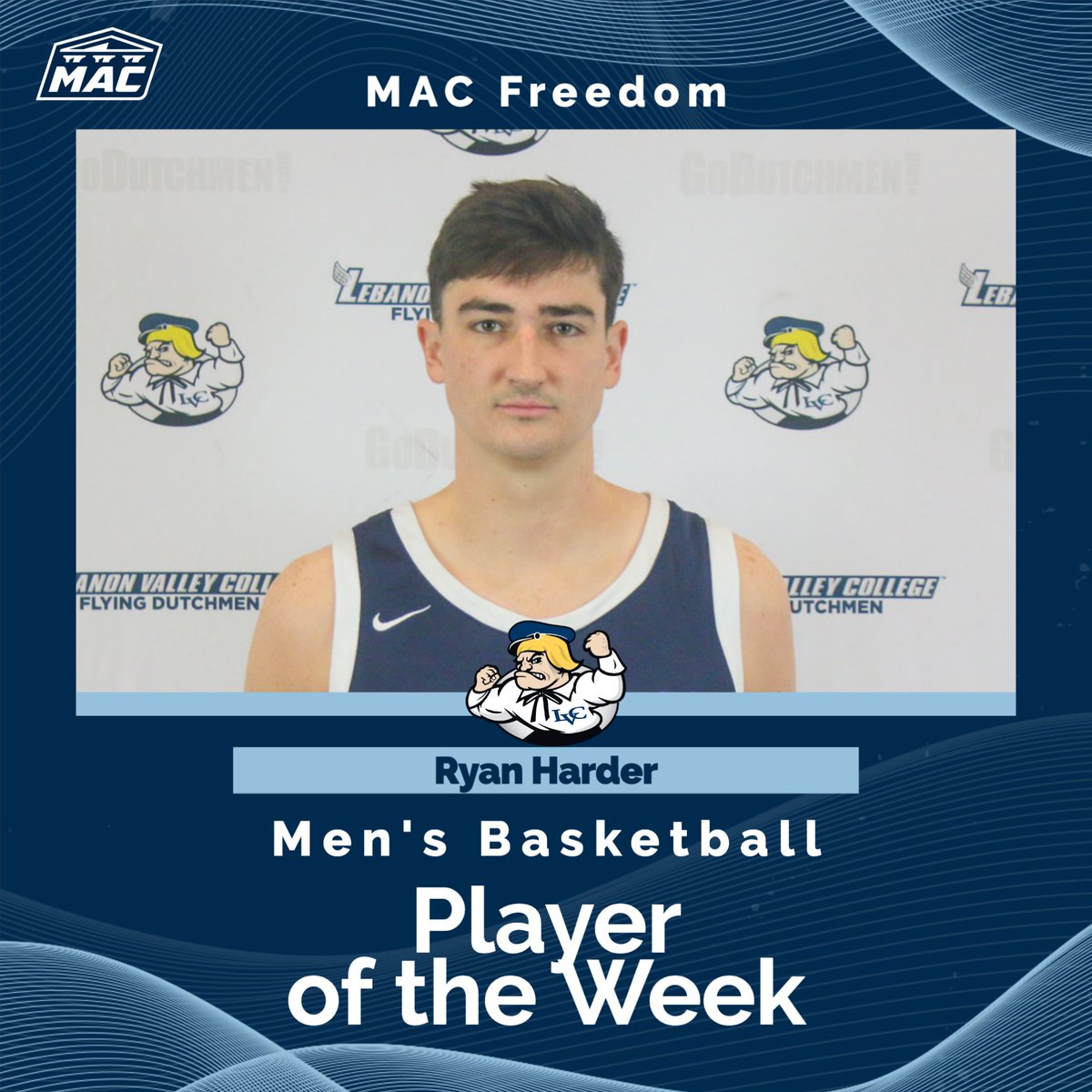 LVC Athletics (@lvcathletics) on Twitter photo Ryan Harder was a scoring machine for <a href="/lvcdmbb/">Lebanon Valley College Men’s Basketball</a> last week to earn MAC Freedom Player of the Week honors! Great job Ryan!
Release: godutchmen.com/news/2025/2/3/…
#GoDutchmen Ryan Harder was a scoring machine for <a href="/lvcdmbb/">Lebanon Valley College Men’s Basketball</a> last week to earn MAC Freedom Player of the Week honors! Great job Ryan!
Release: godutchmen.com/news/2025/2/3/…
#GoDutchmen