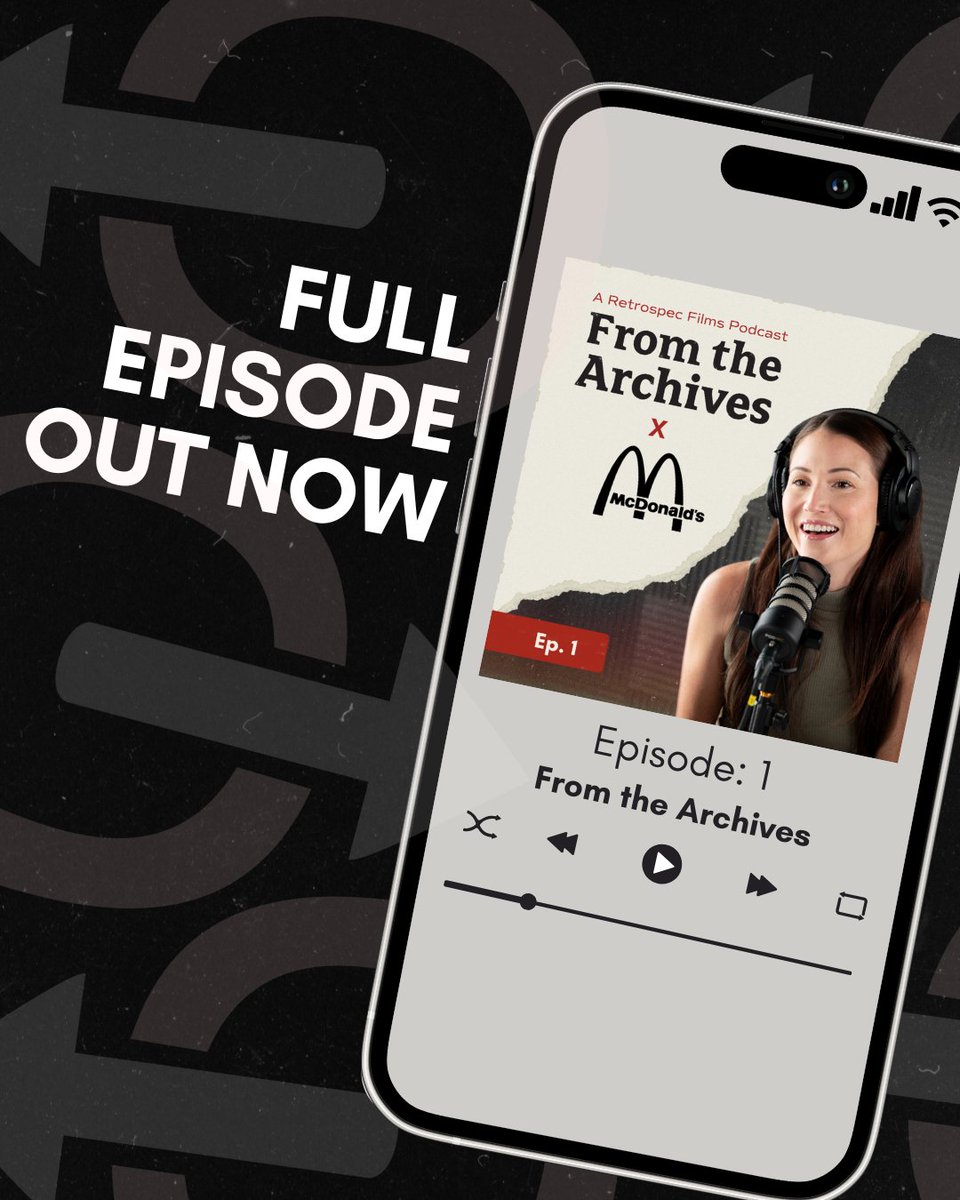 "Retrospec Films: From the Archives" season two is out now, and we're chatting all things McDonald's! 

To watch this episode and others, visit retrospecfilms.com/podcast, subscribe to our YouTube channel, or watch and listen on Spotify and Apple Podcasts.