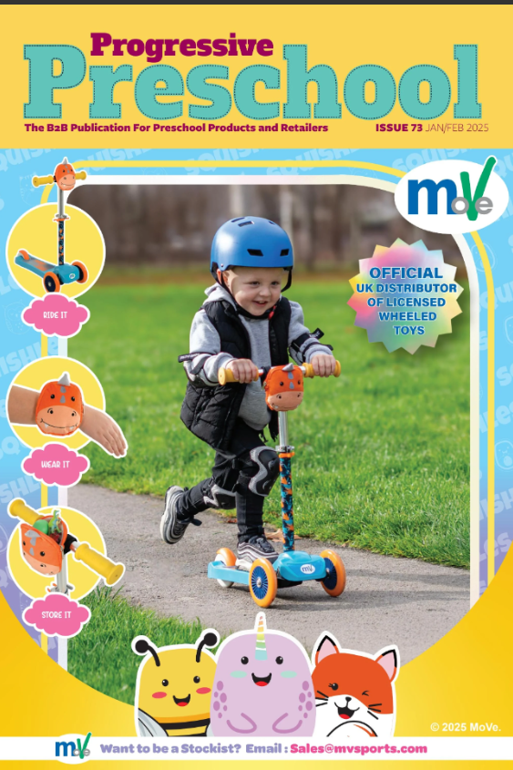 Link to Latest Progressive Preschool magazine here:
bit.ly/3EmUPam
<a href="/mvsportsltd/">MV Sports</a>  #childrenstoys #childrenswheeledtoys #licensedcharactersforkids