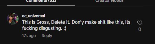 QueenKatluv's tweet image. If ya’ll could report this guy. We’ve been asking them to take it down but all our comments get deleted. Including Reed’s! THE VOICE ACTOR THEY ARE SEXUALIZING!

It’s all about respecting VA’s until you get sexual gratification without consent right? Ew.