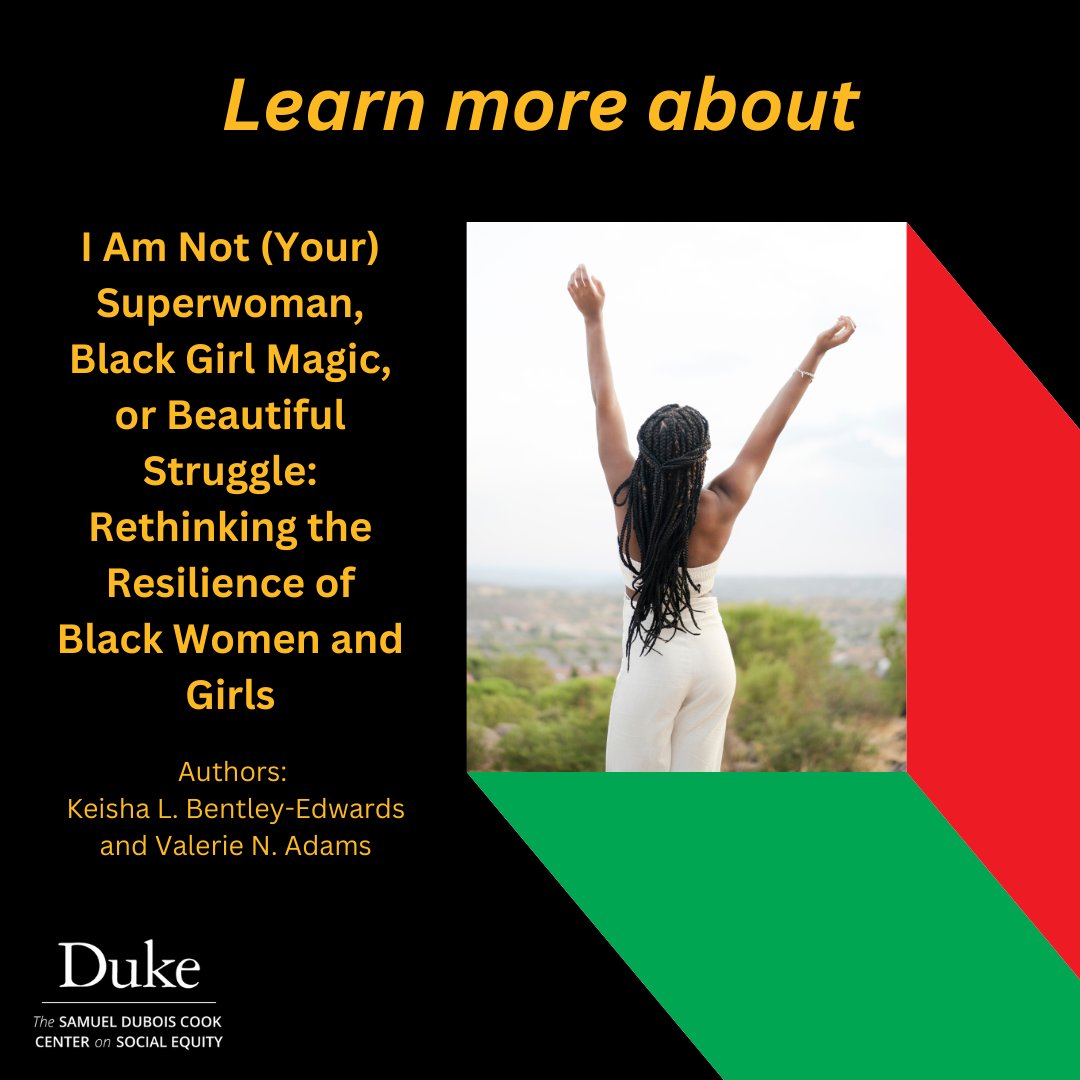 This Black History Month, we're continuing our tradition of spotlighting relevant research and influential figures within the Cook Center community.

We're kicking things off with this November 2024 paper from <a href="/Keisha_Bentley/">Keisha Bentley-Edwards</a> for American Psychologist!