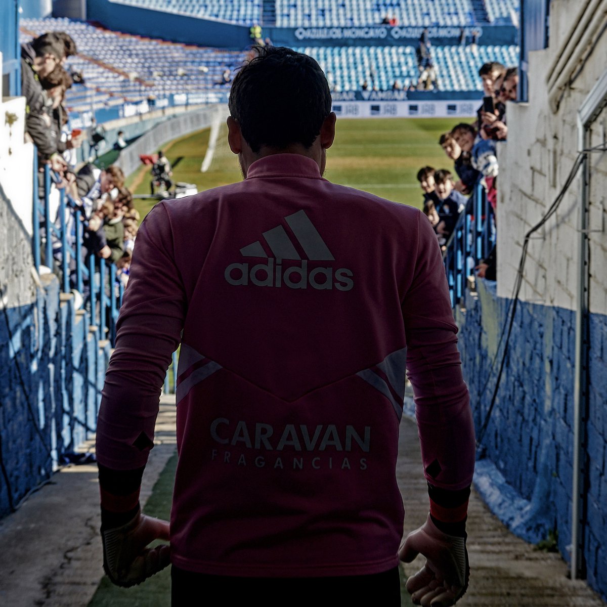RealZaragoza's tweet photo. 🥹💙 Cristian Álvarez cuelga las botas y será el responsable de Relaciones Institucionales del Real Zaragoza 

Nuestro camino sigue juntos