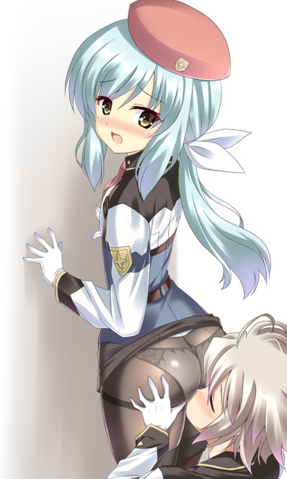 ティオ「レーテのお尻……ずっとこうしたかった……!」
レーテ「ティオくん……そんなところ、駄目ですっ」
ティオ「(スーハースーハー)レーテのスカートの中、ムレて凄くえっちな香りがする……!」

ギリギリR-18じゃないってことで。
R-15くらいかな。 