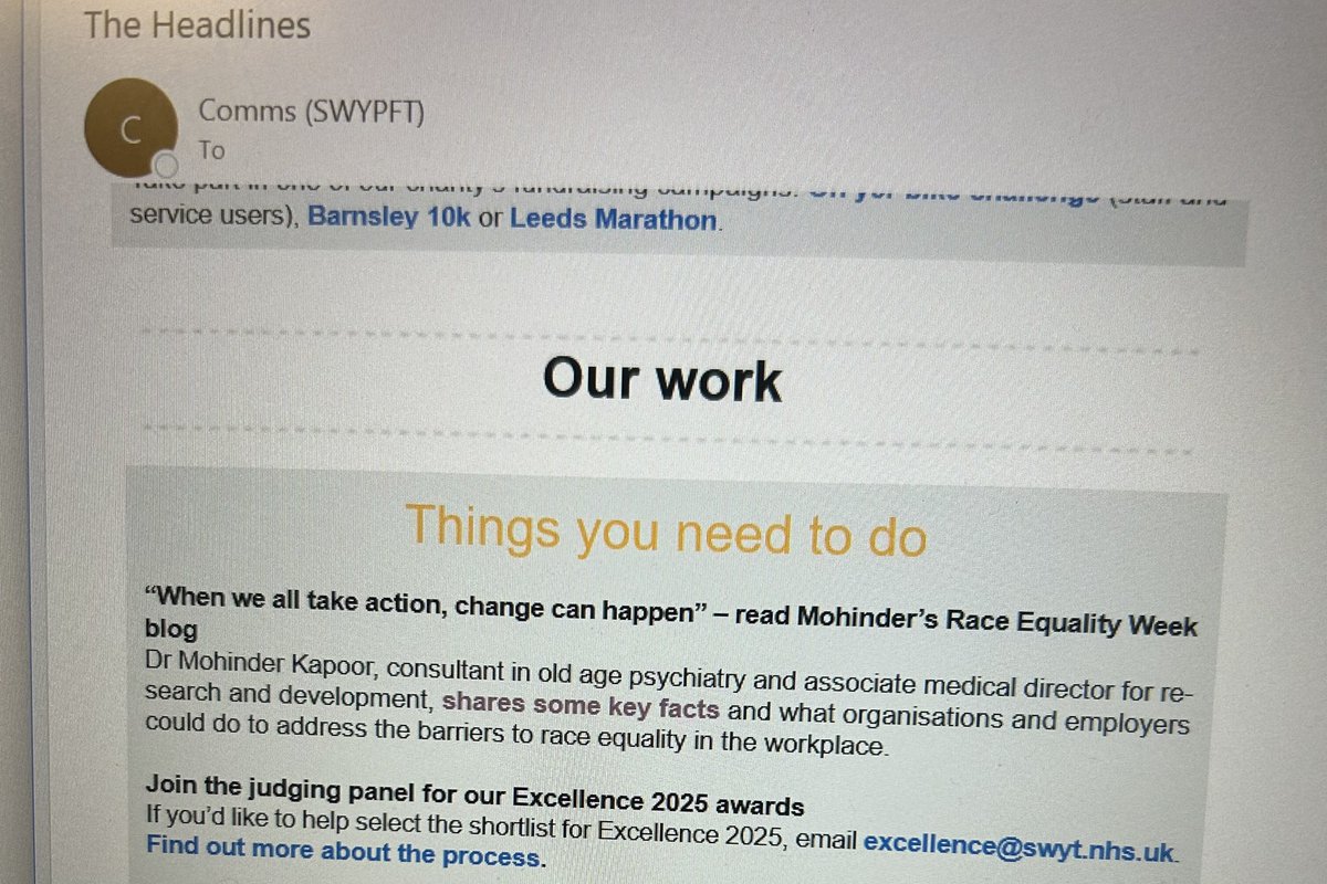 Starting the Race equality week 2025 with an important message- When we all take action, change can happen” 

southwestyorkshire.nhs.uk/2025/02/03/whe…