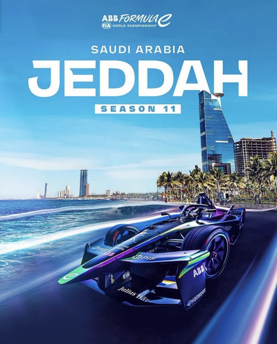 Finally, Jeddah is getting its first-ever Formula E race 😍. The city will host two rounds of the 2025 season on February 14 and 15, bringing electric racing to one of the fastest street circuits out there. ⚡🏎️

#FormulaE #SaudiArabia