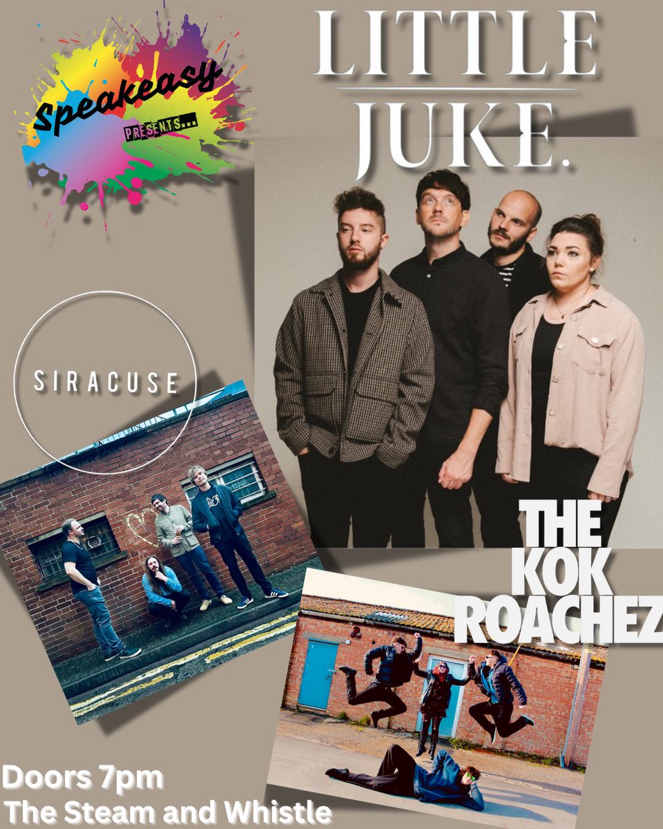 Speakeasy Promotions (@speakeasy_zine) on Twitter photo Saturday nights alright!
Join us in Cheltenham this weekend for a frankly superb line up.
Tickets here - wegottickets.com/event/633467
<a href="/littlejukemusic/">Little Juke</a> Saturday nights alright!
Join us in Cheltenham this weekend for a frankly superb line up.
Tickets here - wegottickets.com/event/633467
<a href="/littlejukemusic/">Little Juke</a>