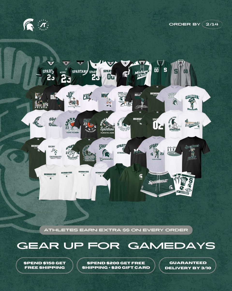 Gear up for game day with Athletes Threads! Check out the fresh additions to my NIL Collection. Don’t miss out on this sale!

athletesthread.com/collections/ma…
