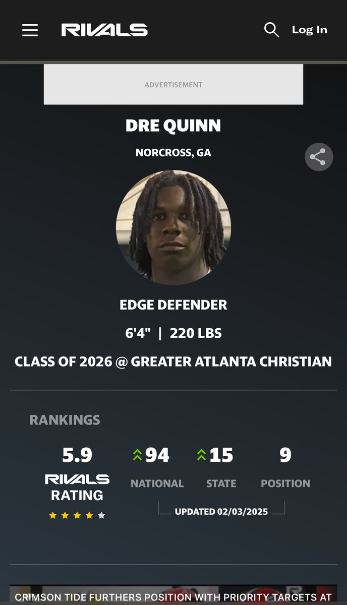 Blessed! #AGTG <a href="/Rivals/">Rivals</a>