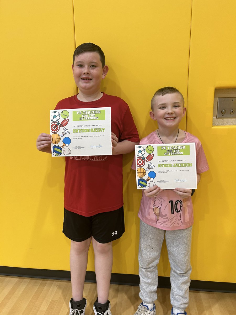 Roadrunners have two new PE teachers for the afternoon! <a href="/HumbleISD_HHE/">Hidden Hollow Elementary</a>