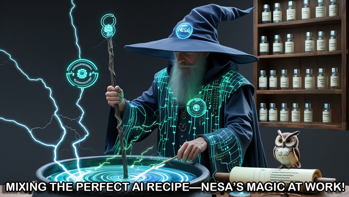vkovzalenko's tweet photo. ๐งโโ๏ธโจ Brewing the Future of AI! โจ๐ฎ
Deep in the labs of decentralization, the Nesa AI Wizard is mixing the perfect potionโPrivacy, Security, and Speed! โก๐ค
No central gatekeepers, just pure AI magic. Ready to taste the future? ๐
#NesaAI #DecentralizedMagic #Web3AI
@nesaorg https://t.co/S9VtcNCIEU