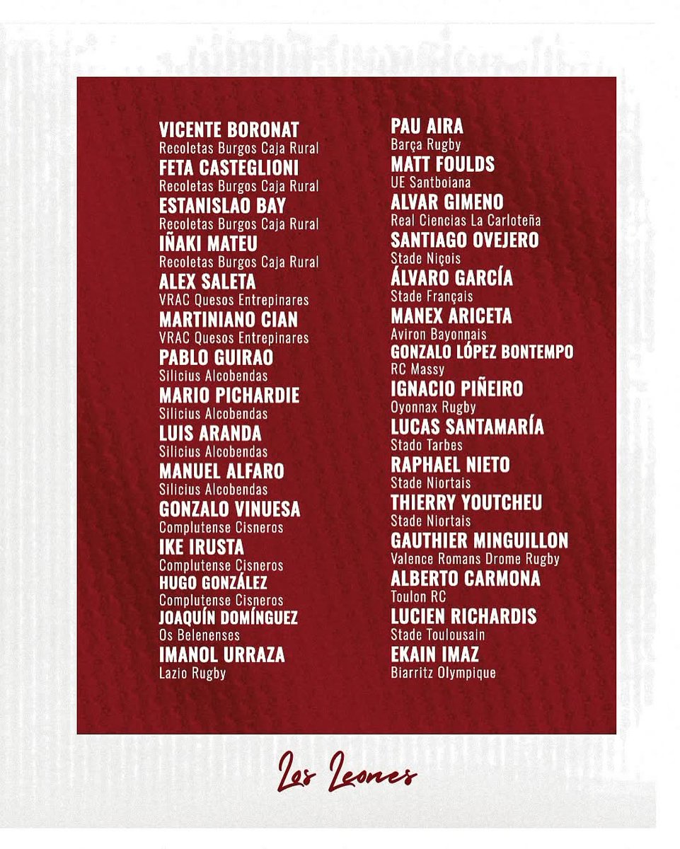 A Palos | Todo del XV del León tweet media