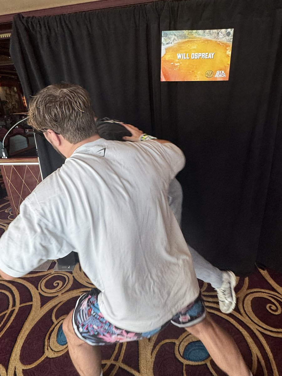 Met BillyGOAT, BRUV put me in a wrist lock and shot me off the imaginary ropes
<a href="/WillOspreay/">Will Ospreay • ウィル・オスプレイ</a> <a href="/jericho_cruise/">Chris Jericho Cruise</a>