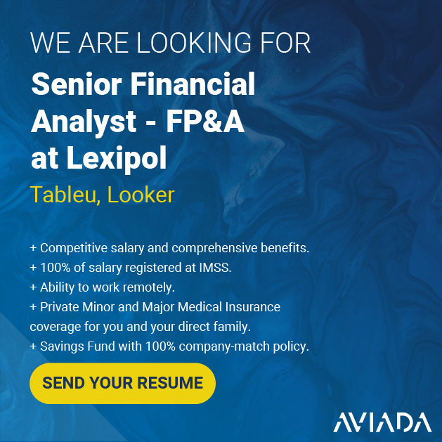 AviadaMX's tweet photo. 🚨 We’re Hiring! Senior Financial Analyst - FP&A 🚨

Join Lexipol and help drive key financial insights & strategies!

We offer: ✅ 100% payroll
✅ Private medical insurance
✅ Savings fund & more!
🔗 Apply Now: https://t.co/wgompYHMC8
#Hiring #FinancialAnalyst #FinanceJobs #LexipolCareers #JoinOurTeam