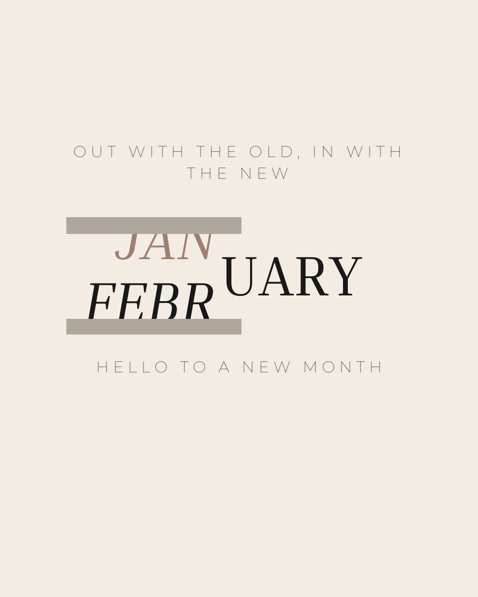 🌟 Out with the old, in with the new! Can you believe it’s February already? Time is flying by, and it’s the perfect time to set fresh goals and embrace new opportunities! Let’s make this month amazing! 💪✨ #NewBeginnings #FebruaryVibes #TimeFlies