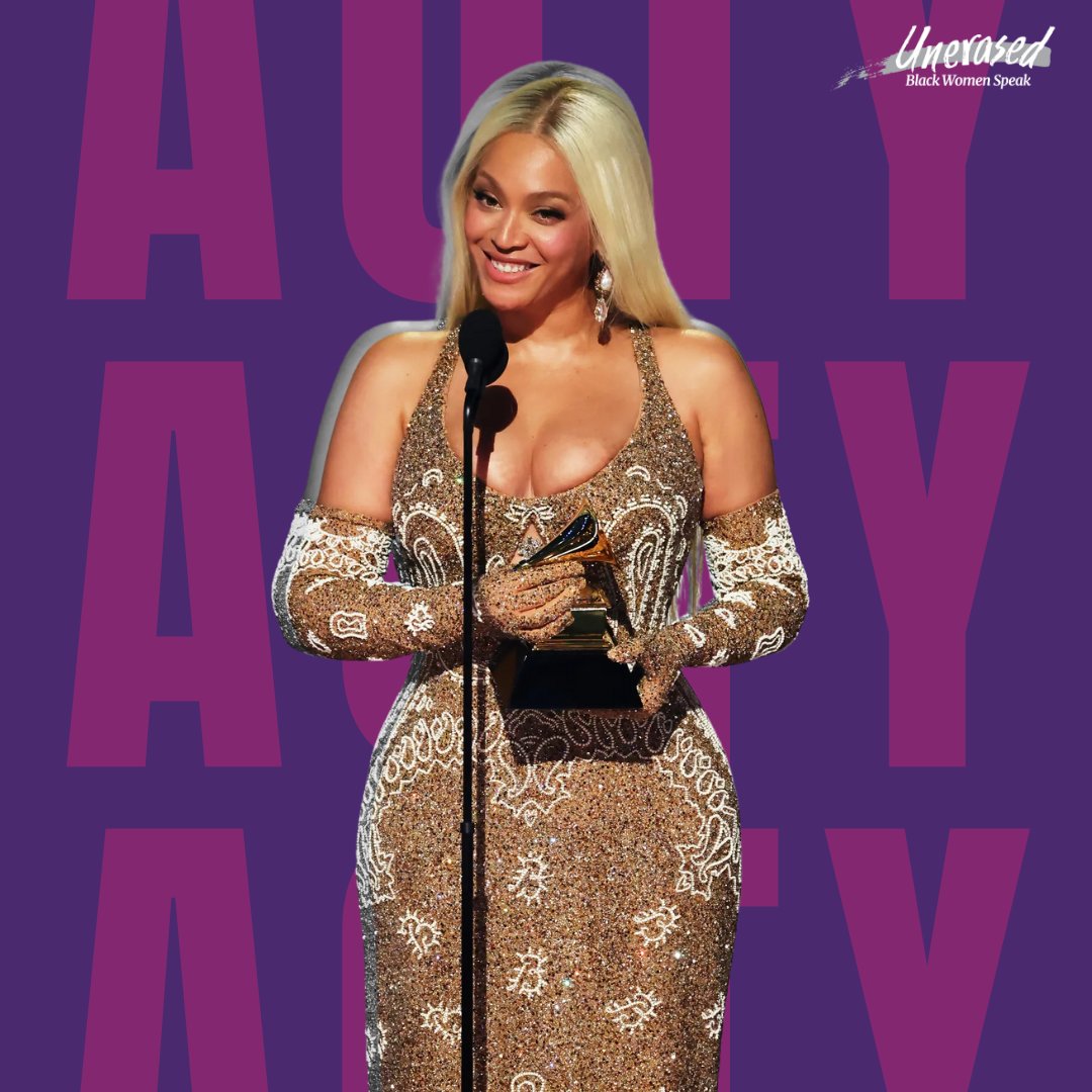 Congratulations to Beyonce for being the first Black woman to win Best Country Album at the Grammys! She also finally took home a Grammy for Album of the Year! This is herstory!