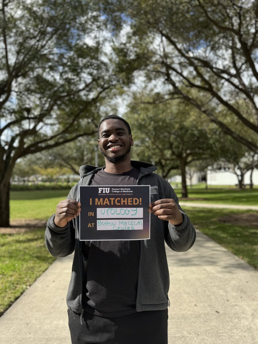 Ronscardy Mondesir (@ronscardym) on Twitter photo Beyond grateful and blessed to match at <a href="/BMC_Urology/">Boston Medical Center Urology</a>. Super Excited to be joining such an amazing team. Can’t wait to start.
<a href="/Uro_Res/">The Urology Applicant ⚕</a> #UroSoMe #urologymatch2025 #urologymatch Beyond grateful and blessed to match at <a href="/BMC_Urology/">Boston Medical Center Urology</a>. Super Excited to be joining such an amazing team. Can’t wait to start.
<a href="/Uro_Res/">The Urology Applicant ⚕</a> #UroSoMe #urologymatch2025 #urologymatch