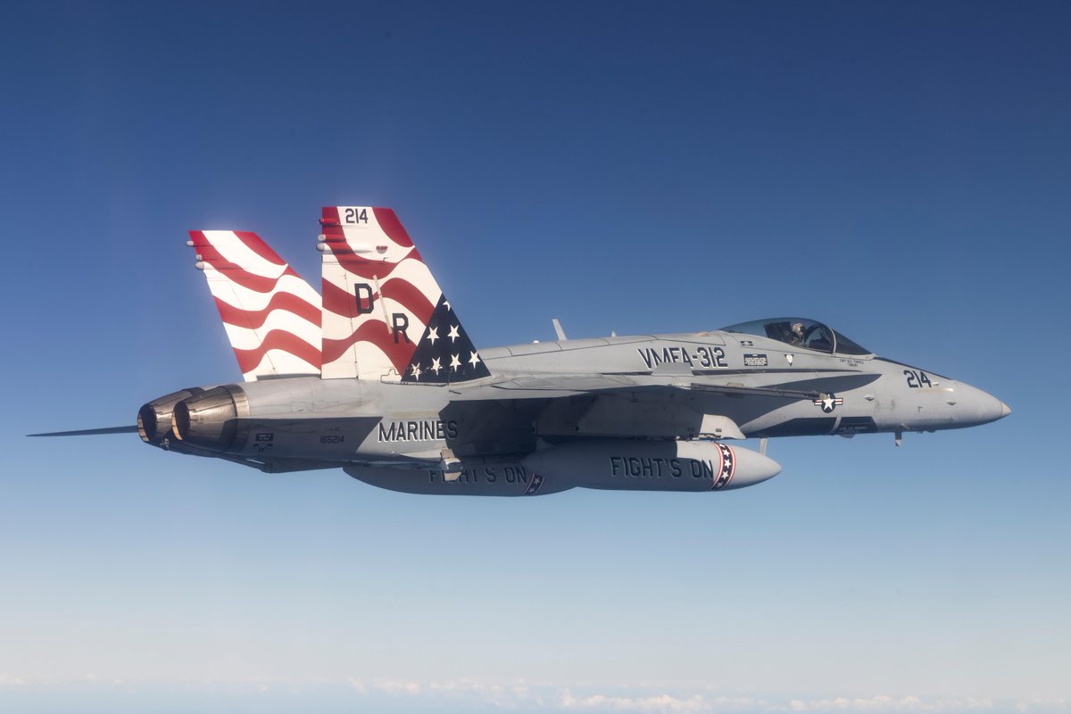 U.S. Marines (@usmc) on Twitter photo A #MarineCorps F/A-18C Hornet aircraft with <a href="/1stMAW_Marines/">1st MAW Marines</a> flies over the Pacific Ocean in support of the Aviation Training Relocation Program.
This training provided Marines the opportunity to perform flight operations in Guam and the Northern Mariana Islands.
#USMC #SemperFi A #MarineCorps F/A-18C Hornet aircraft with <a href="/1stMAW_Marines/">1st MAW Marines</a> flies over the Pacific Ocean in support of the Aviation Training Relocation Program.
This training provided Marines the opportunity to perform flight operations in Guam and the Northern Mariana Islands.
#USMC #SemperFi
