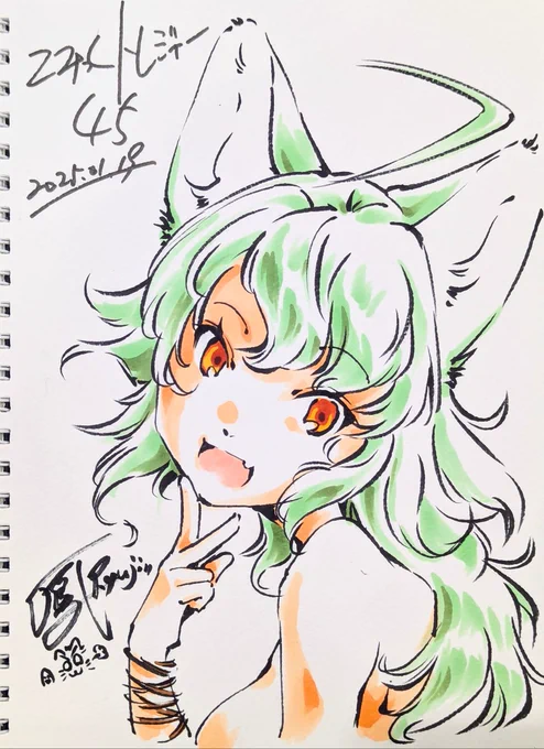 大阪、名古屋の会場で描かせていただいた色紙やスケブ達です
