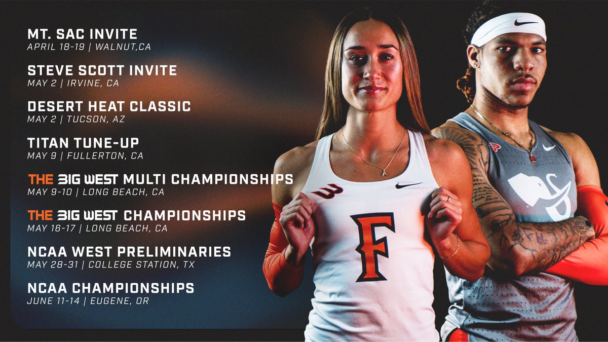 𝐓𝐡𝐞 𝟐𝟎𝟐𝟓 𝐎𝐮𝐭𝐝𝐨𝐨𝐫 𝐓𝐫𝐚𝐜𝐤 &amp; 𝐅𝐢𝐞𝐥𝐝 𝐒𝐜𝐡𝐞𝐝𝐮𝐥𝐞 𝐢𝐬 𝐇𝐄𝐑𝐄

#TusksUp