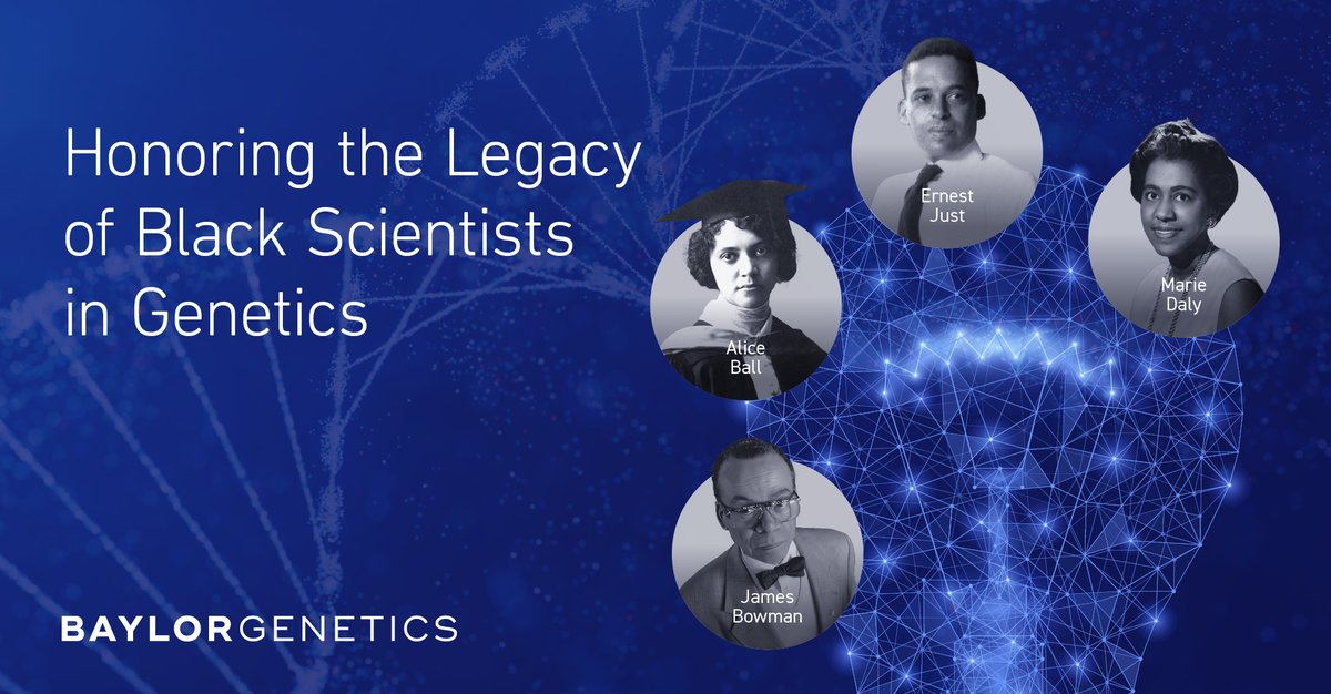 BaylorGenetics's tweet image. At Baylor Genetics, we celebrate #BlackHistoryMonth by recognizing the invaluable contributions Black scientists, healthcare providers, and leaders have made—and continue to make—to the field of genetics and healthcare innovation. 

bit.ly/4aH22Oz 

#ThinkBG #Genetics