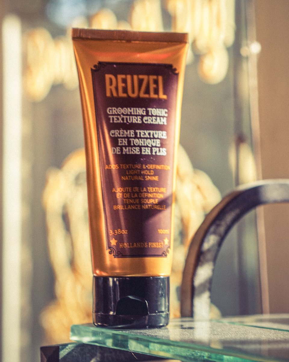 reuzel's tweet photo. The scent you love. The versatility you need. The all-new Grooming Tonic Texture Cream is here! 

Your next-level styling essential straight from the Reuzel Lab. This lightweight cream delivers texture, medium hold, and built-in heat protection without weighing your hair down. https://t.co/Ky8EQQL2ar
