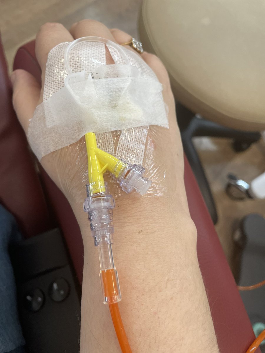 Here we go again. #Kadcyla 13/14. So #tired I was offered postponement/skipping final dose on 24/02. I said no. Desperate to be done &amp; want all the #chemo - high recurrence risk. Hope no A&amp;E as last cycle. Much ❤️ &amp; TY for all your prayers &amp; support xxx #bilateralbreastcancer