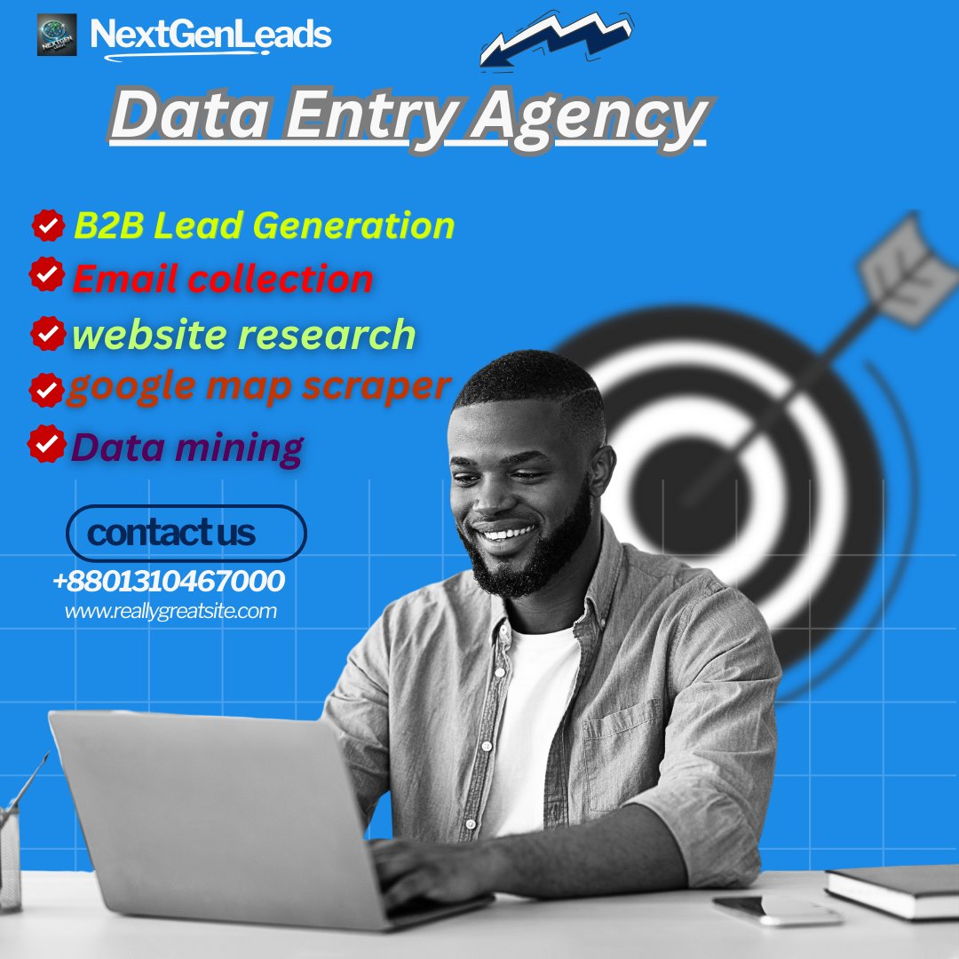 NLeads37958's tweet photo. Stop chasing leads—let them come to you! 🚀 Expert lead generation services to fuel your business growth. DM me to get started!
website : https://t.co/t3MmsdqxEe
#DataEntry
#DataEntrySpecialist
#DataEntryOnline
#DataEntryFromHome
#DataEntrySkills
#DataEntryTips https://t.co/0woiDb4FjI