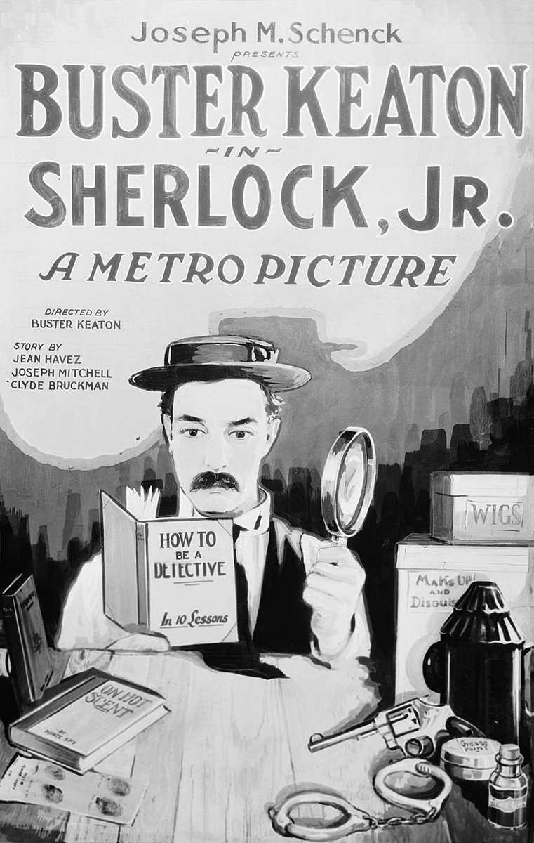 Watched "Sherlock Jr" ❤️ again #film #cinema