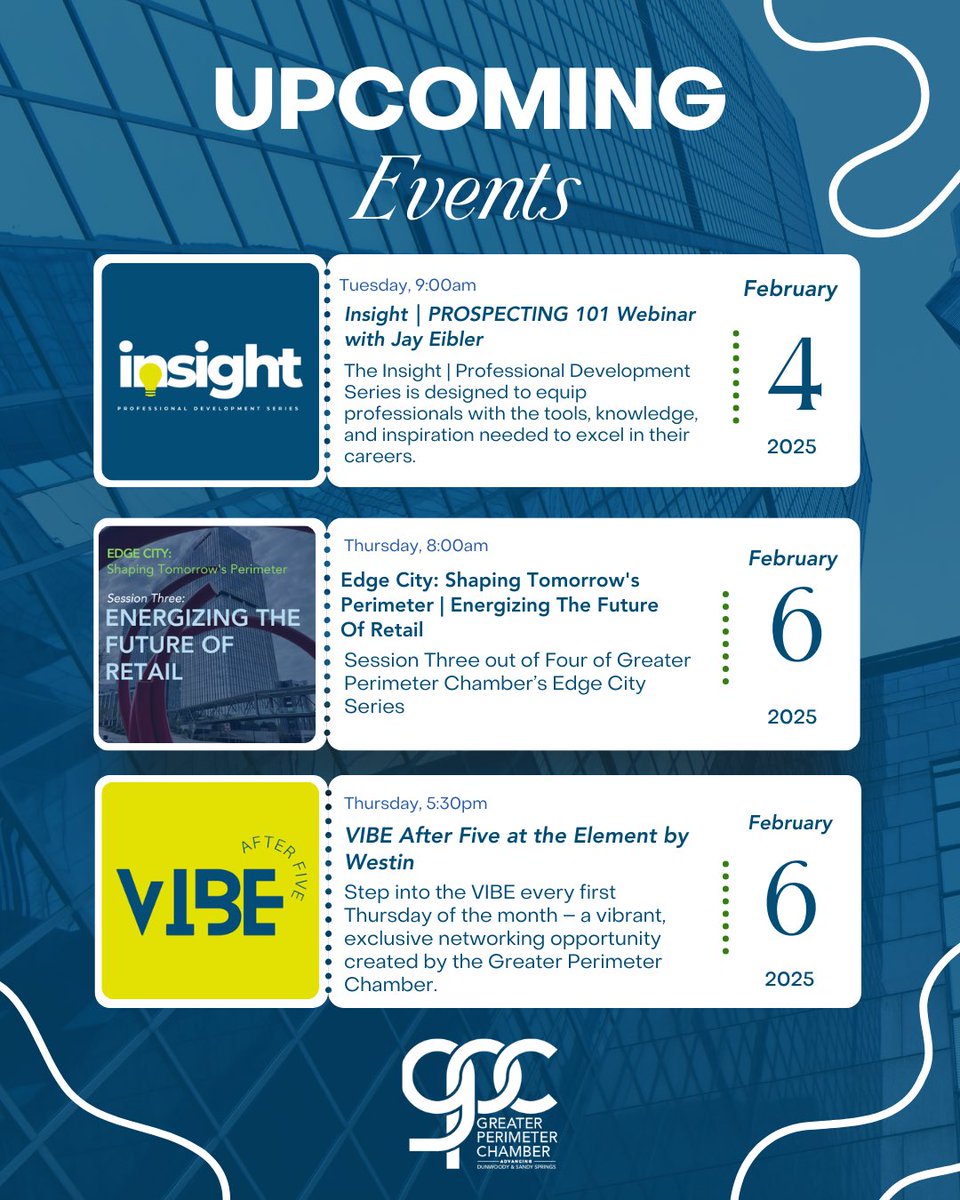 BizPerimeter's tweet photo. Mark your calendars and visit our website for details and registration. We look forward to seeing you! 

Learn more about our upcoming events by visiting: https://t.co/GAg4fVxyWU

#GreaterPerimeterChamber #FebruaryEvents #GPCEvents https://t.co/lqE1aYFJ8p