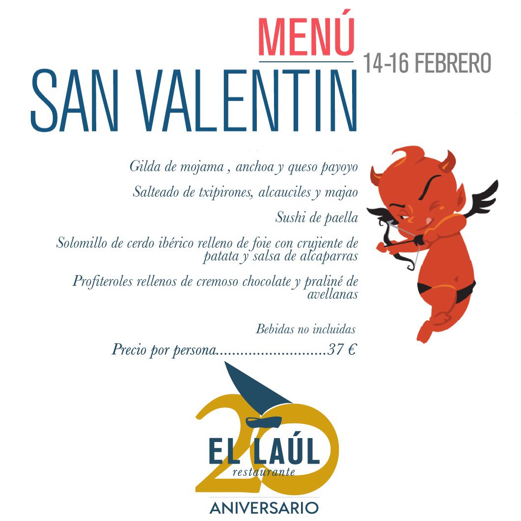 EL_LAUL's tweet image. Love is in the air! Preparados para San Valentín? Aquí tenéis nuestro menú especial con los platos con más AMOR de estos 20 años! #ellaul #restaurantespuertodesantamaria #restaurantes  #ElPuertoDeSantaMaria #sanvalentin2025
