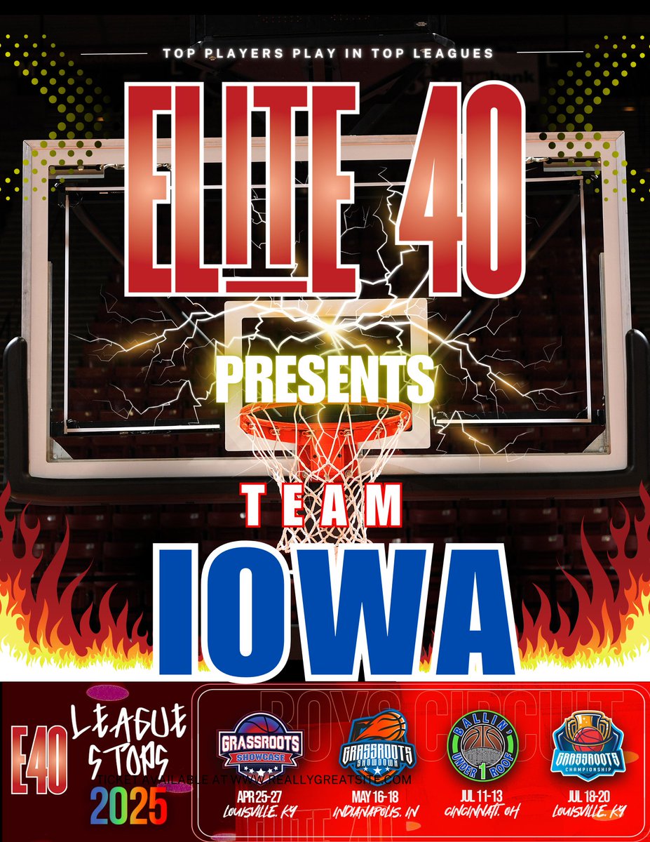 Team Iowa Basketball (@team_iowa) on Twitter photo Our boys HS teams have also joined <a href="/Elite40League/">Elite 40 League</a> circuit this summer! This is a great opportunity to showcase our athletes on a national stage and compete in a premier circuit. We're pumped for the added exposure and cant wait to see our players take their game to the next level Our boys HS teams have also joined <a href="/Elite40League/">Elite 40 League</a> circuit this summer! This is a great opportunity to showcase our athletes on a national stage and compete in a premier circuit. We're pumped for the added exposure and cant wait to see our players take their game to the next level