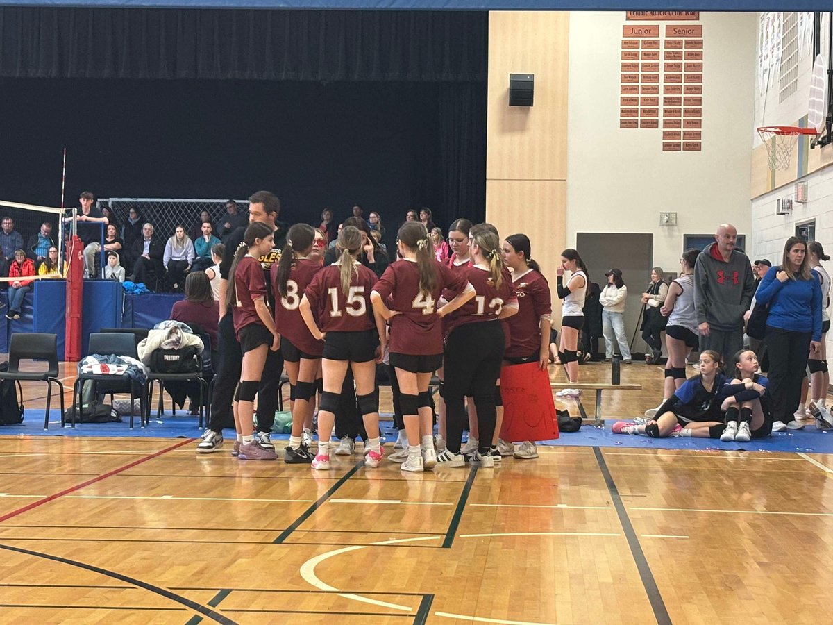Could not be more proud of this group of athletes! They have certainly come a long way this season! What a great way to end our season by making it to the semi finals 🏐🦅