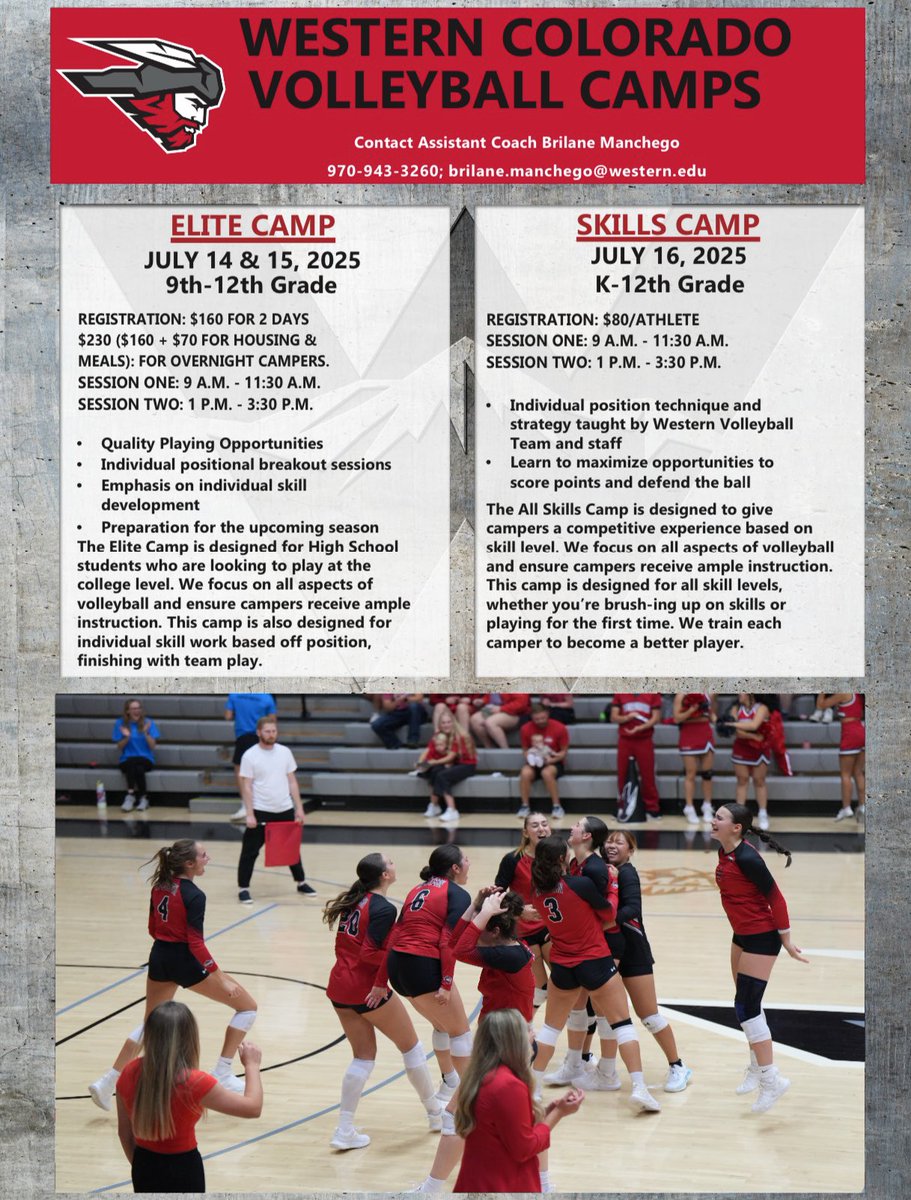 Western Colorado Volleyball tweet media