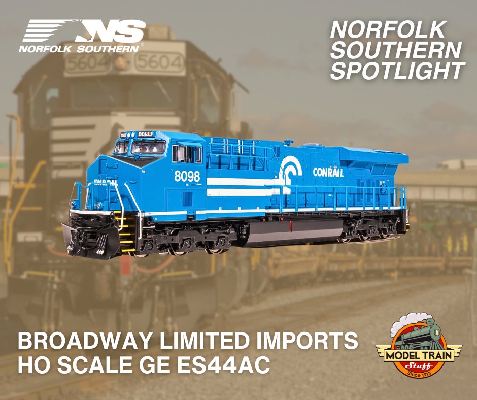 modeltrainstuff's tweet photo. Hey folks, if you haven't checked out our awesome Norfolk Southern Spotlight Sale, take a look! We have so much to choose from, like these two locomotives from Broadway Limited Imports!
https://t.co/CKyQLBIQcB https://t.co/fLeGM82def