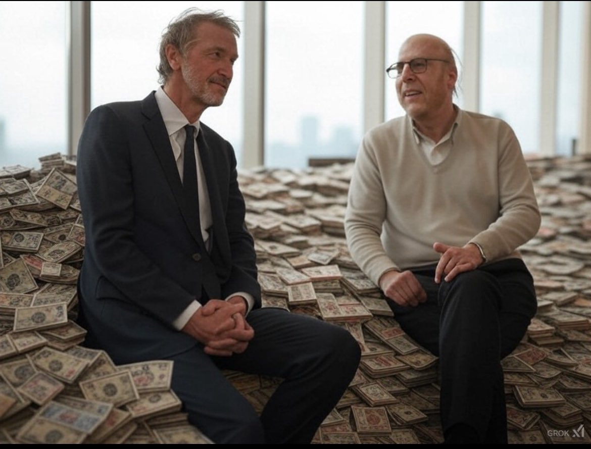 Jim - “ Boss I need some advice, the fan base seem really angry we ain’t doing anything else this window”

Avram - “just lay low for the next 4 hours it will be fine, oh and call Luckhurst and tell him we are signing Vini Jr and Cole Palmer this summer that will shut them up” 🫡