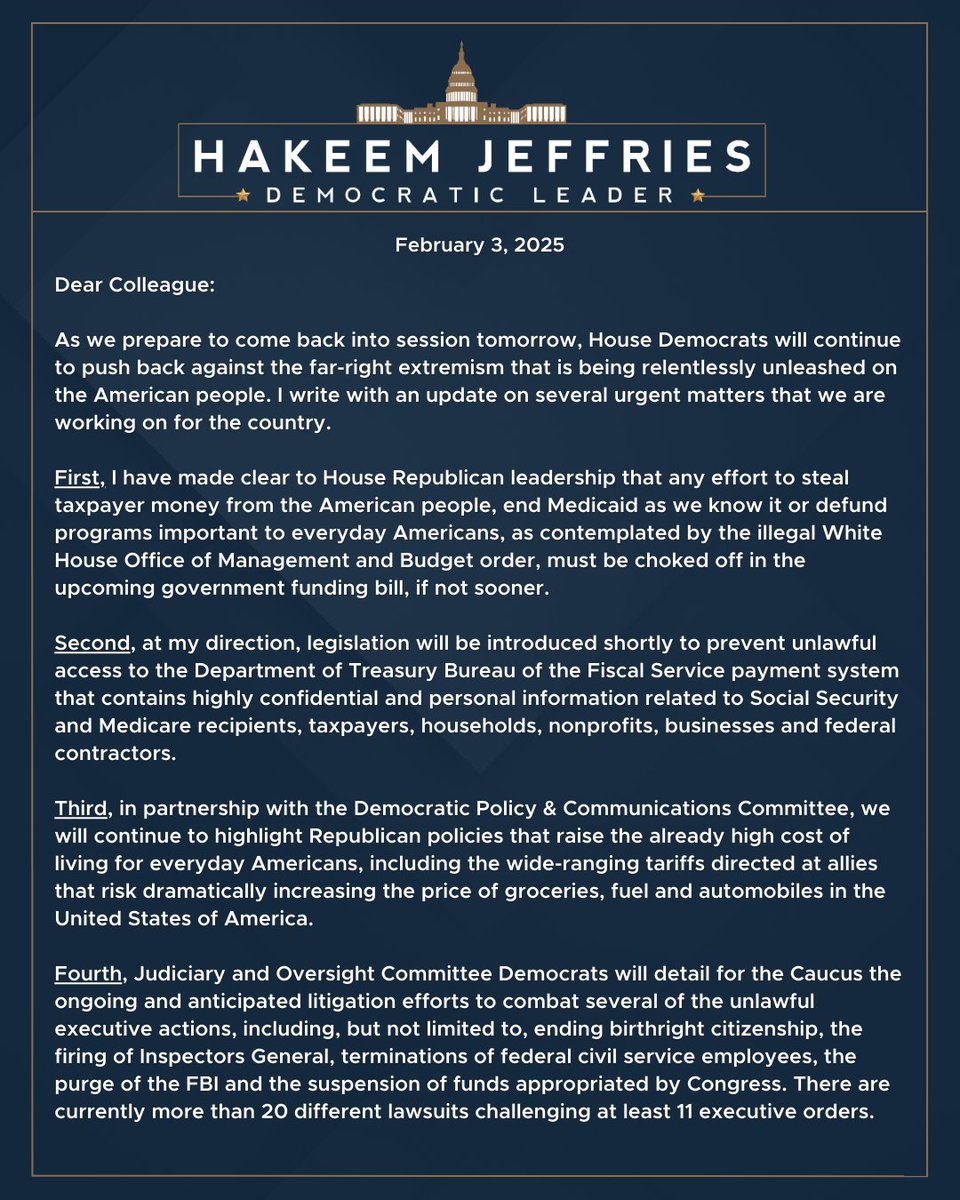 Hakeem Jeffries tweet media