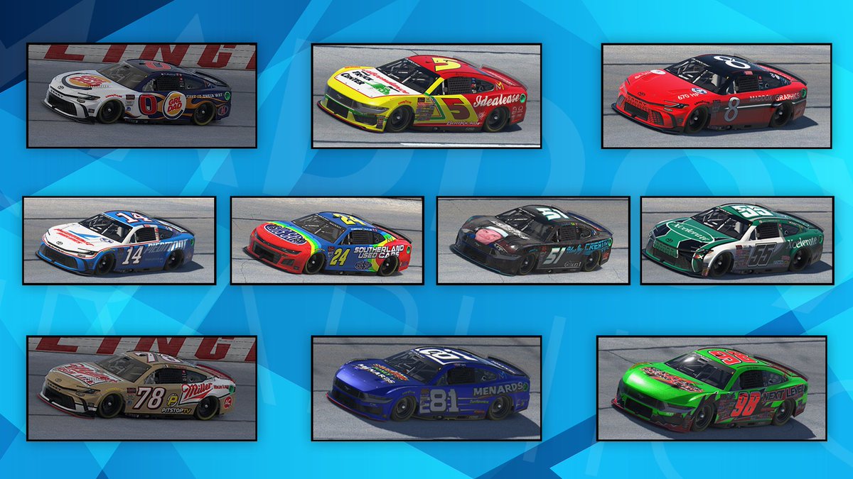 MaddoxGraphic's tweet photo. It is Throwback Week for @BRBRacingLeague and Maddox Graphics had the pleasure of creating 10 (yes 10!!) paints for this weeks race. Be sure to watch the @PitStopTV_ broadcast and spot all 10 on track! https://t.co/FzZ0dIhKfs