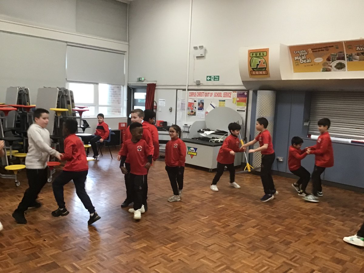 MrsScottCCPS's tweet photo. P6 and P3 teaming up for some Scottish Country Dancing. It’s the Gay Gordons. @CorpusChristi_K https://t.co/haG64OttpF
