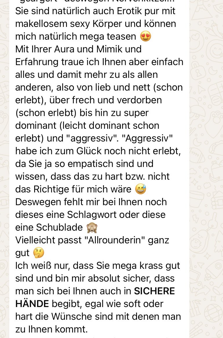 Feedback 🙏 ich danke dir 🖤