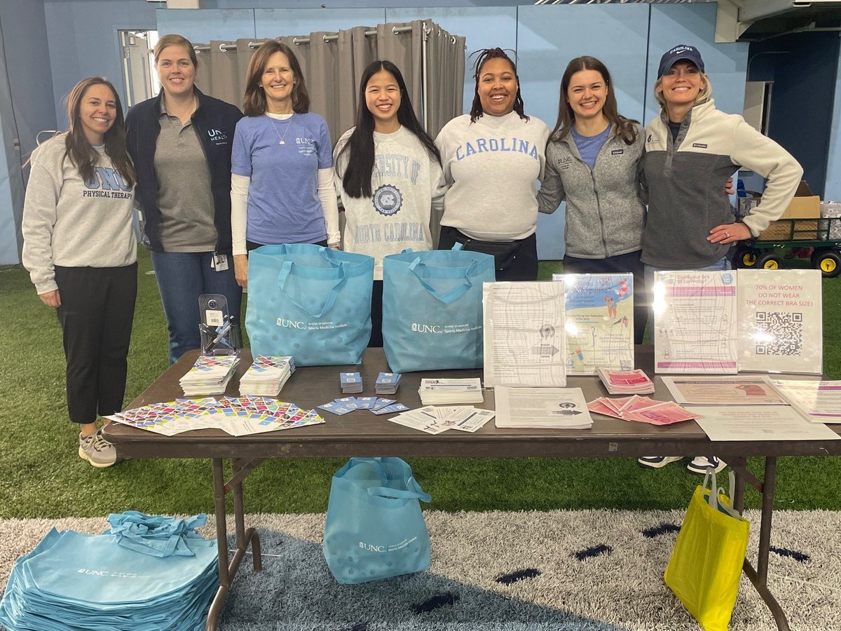 UNC Sports Medicine Institute (@unc_smi) on Twitter photo Our Women's Health providers & researchers participated in <a href="/GoHeels/">UNC Tar Heels</a>' National Girls & Women in Sports Day on Jan 26!
They provided balance training that can reduce injuries as well as education on proper bra fitting and menstruation cycle.
<a href="/UNC_Health_Care/">UNC Health</a> Our Women's Health providers & researchers participated in <a href="/GoHeels/">UNC Tar Heels</a>' National Girls & Women in Sports Day on Jan 26!
They provided balance training that can reduce injuries as well as education on proper bra fitting and menstruation cycle.
<a href="/UNC_Health_Care/">UNC Health</a>