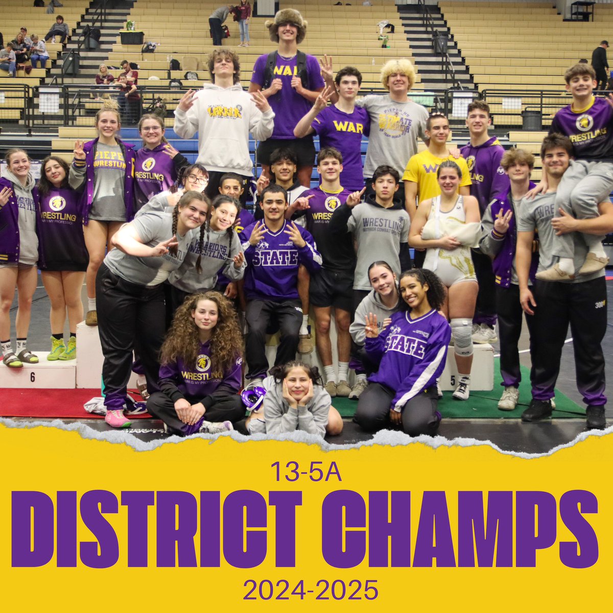 🚨 Huge congratulations to our Pieper Varsity Wrestlers! 25 athletes are headed to Regionals this weekend in Corpus Christi! 🏆 Both the Boys &amp; Girls teams are District Champions—Girls are 4x champs! 💪
Regional Qualifiers:
🥇 1st Place - District Champions
🏆 Ethan Cobarrubias