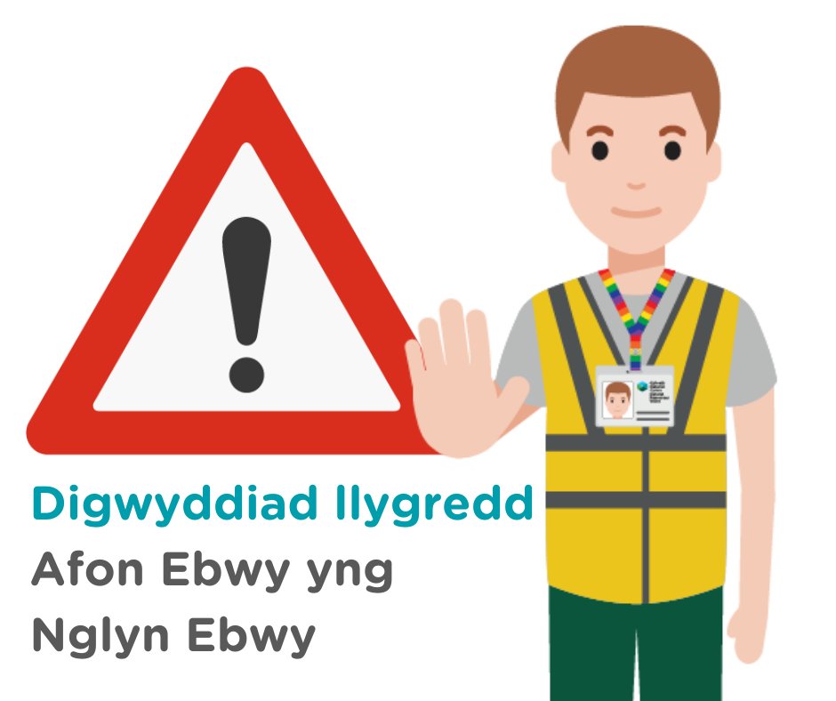 ⚠️ Rydym wedi ymateb i ddigwyddiad llygredd ar Afon Ebwy yng Nglyn Ebwy heddiw. 
Ffynhonnell y llygredd oedd peipen garthffosiaeth wedi'i blocio. Rydyn ni wedi rhoi gwybod i Dŵr Cymru. 
Rydym yn cynghori pobl a'u hanifeiliaid anwes i beidio â mynd i mewn i'r dŵr yn yr ardal.