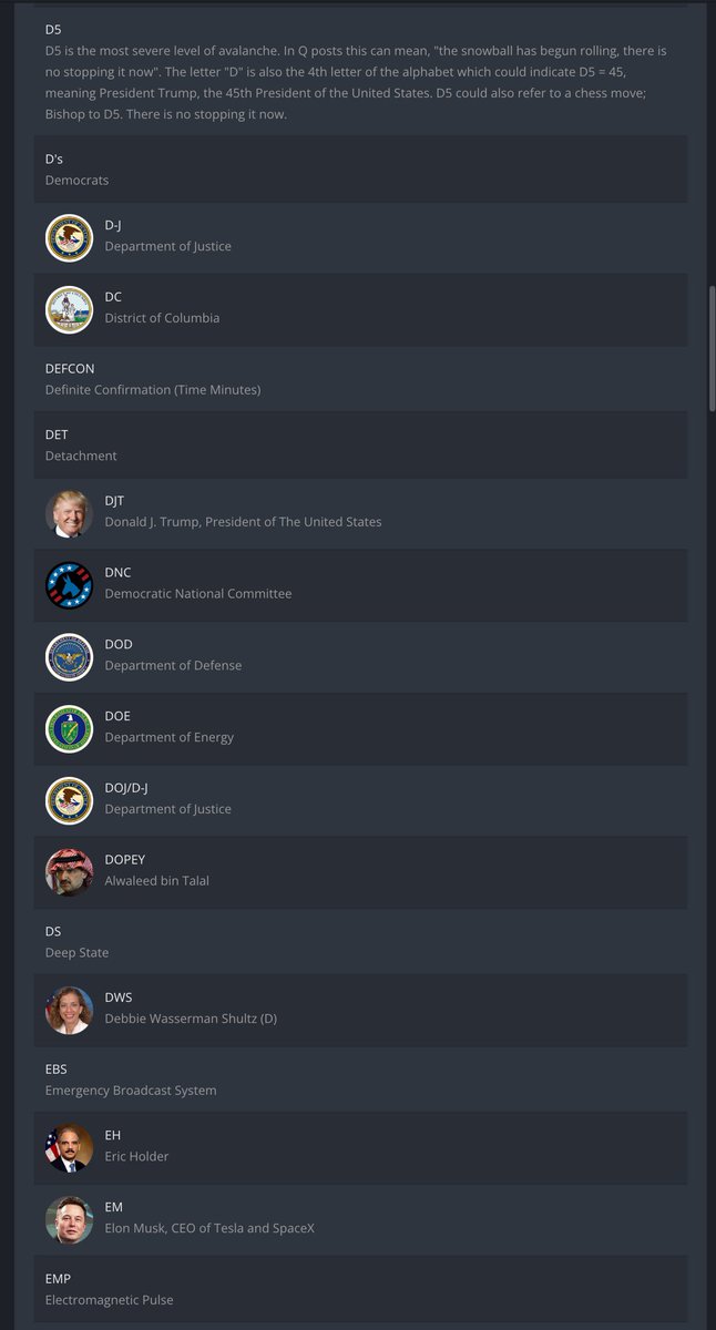 jgt58maga's tweet image. Ever wondered what all those crazy abbreviations are in the Q drops?
Well you asked and here ya go!
Bookmark this for reference
A good way to look at the drops can be found at
Www. Qagg. News
All the definitions in the comments as I can only post 4 pics at a time