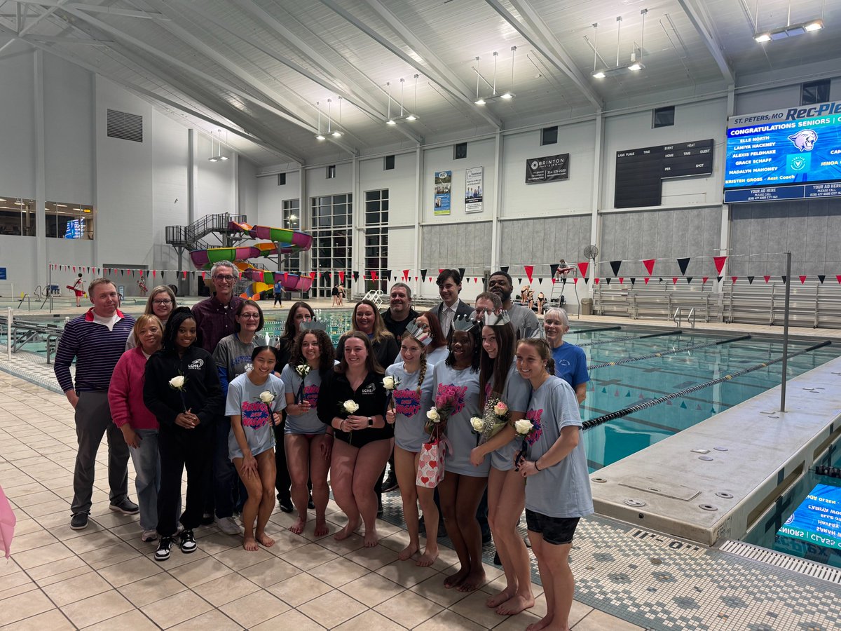 Girls Swim &amp; Dive Senior Night!
Last week, we recognized our seniors, their families, and their future plans:
Hayley plans to attend Mizzou and major in Business Management.

LaNiya will attend Southern Illinois University Edwardsville (SIUE) to study Biological Medical Science,