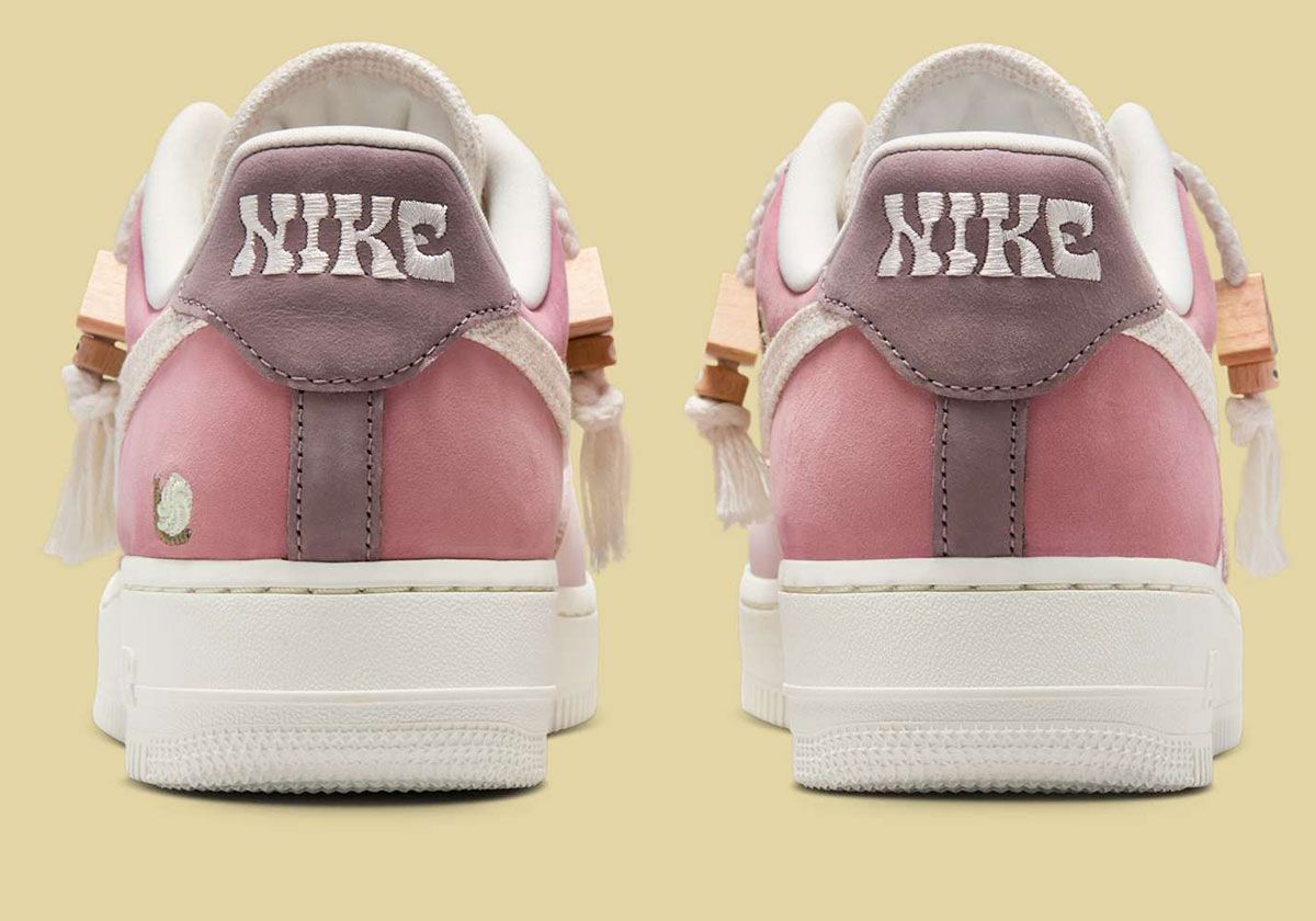 SneakerNews's tweet photo. Explore the mushroom kingdom 🍄 with this Air Force 1 Low! Tons of fun details appear on the toe-box, insoles, and heel. Releasing Spring 2025. https://t.co/A9eWYrSFOy