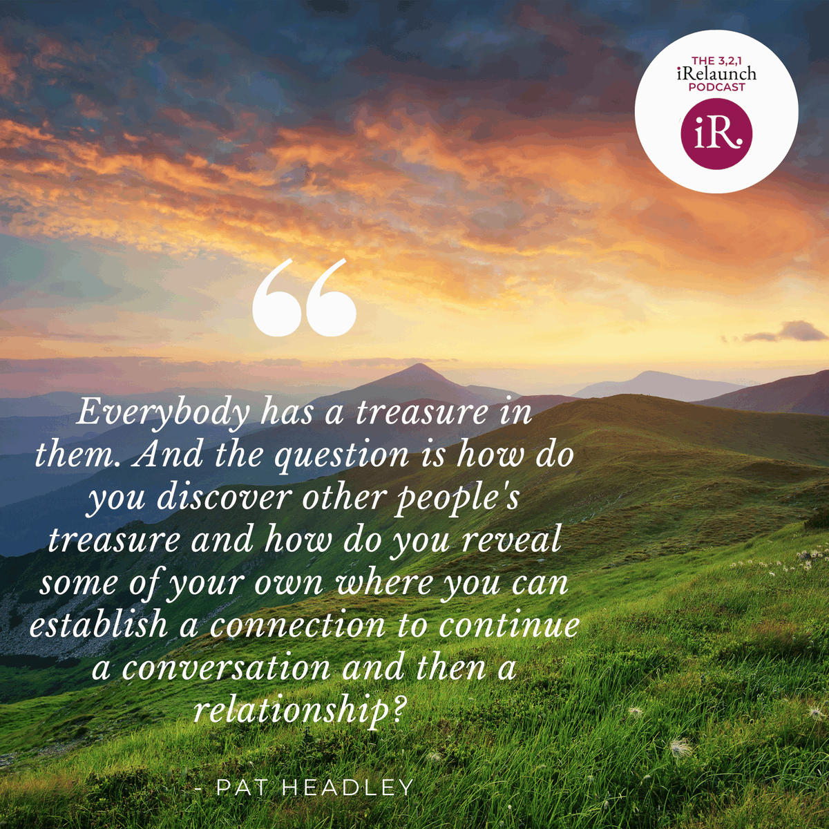 🎙️ Revisit This Must-Listen Episode 🎙️
A relauncher herself, Pat shares exact scripts for asking for help, how to use vulnerability to your advantage, and the #1 way to maintain connections. Use these actionable tips to transform your career journey! 
🔗irelaunch.site/E7kO50USG9S
