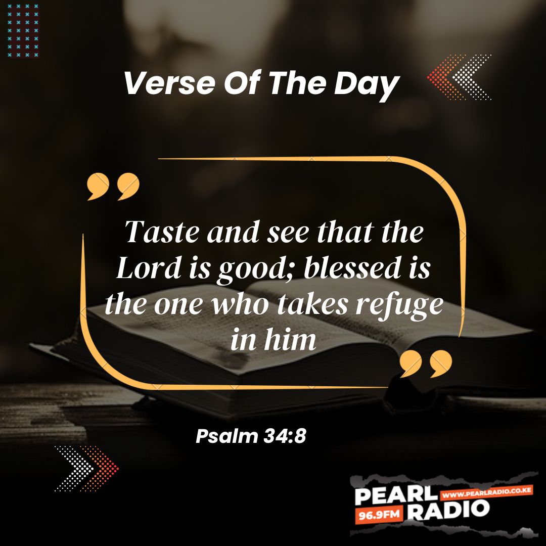PearlRadioKe's tweet photo. Verse Of The Day
Psalms 34:8

#PearlRadioKe https://t.co/OLg8OaUQnZ