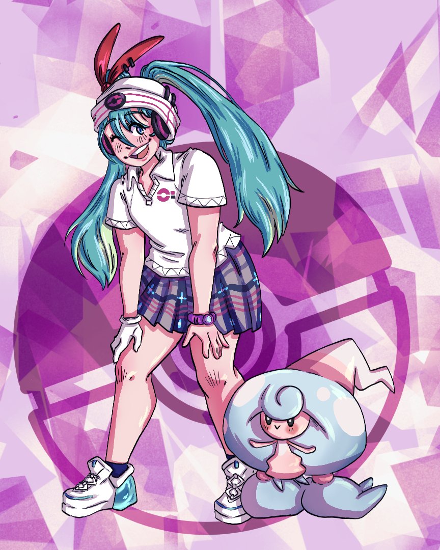 Psychic Miku 

She's in your brain! She can read your thoughts and she wants you to listen to more of her music.

#vocaloid #projectvoltage #Pokemon #Miku