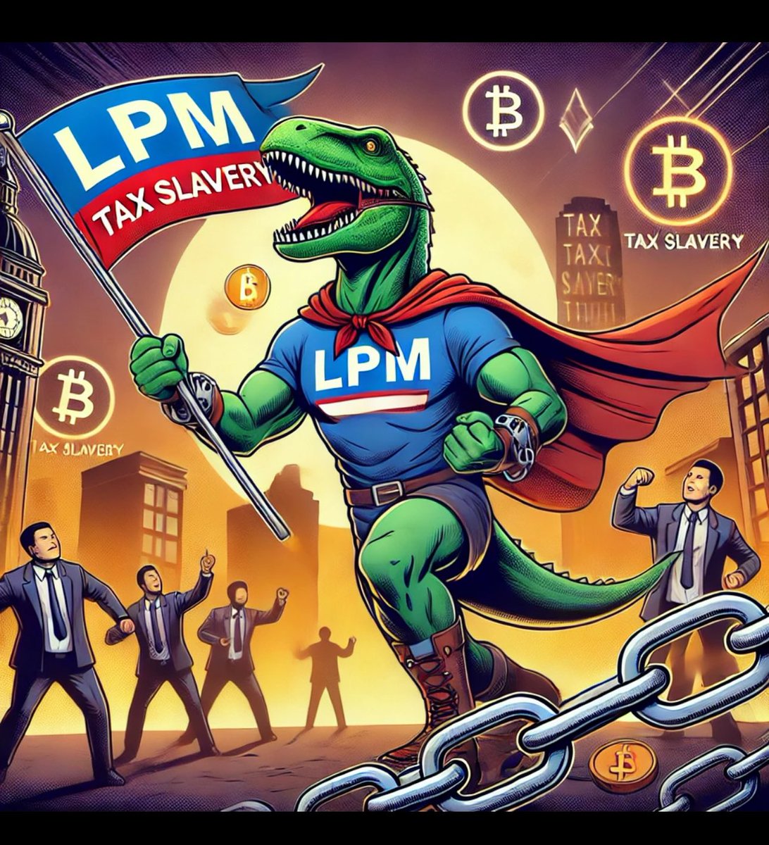 Coin Borsa X (@coinborsax) on Twitter photo The fight against tax slavery has begun! 🦖💰 Liberty Pill Meme (LPM) is leading the revolution for financial freedom and decentralization!
💡 No more unfair taxation! Join the movement, embrace freedom, and be part of the resistance!
#LPM #CryptoRevolution #TaxSlavery The fight against tax slavery has begun! 🦖💰 Liberty Pill Meme (LPM) is leading the revolution for financial freedom and decentralization!
💡 No more unfair taxation! Join the movement, embrace freedom, and be part of the resistance!
#LPM #CryptoRevolution #TaxSlavery