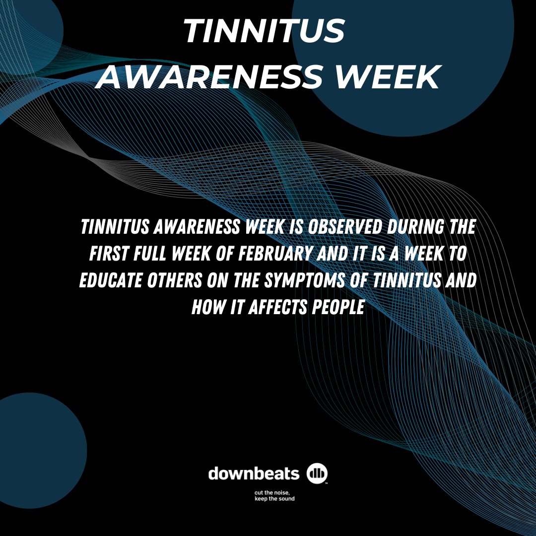 downbeats's tweet photo. It's the first day of Tinnitus Awareness Week!

Use Code "tinnitus" for 20% off Downbeats earplugs, now until Feb 9th

https://t.co/RDSkShQLhA https://t.co/4mpgBYvOtc